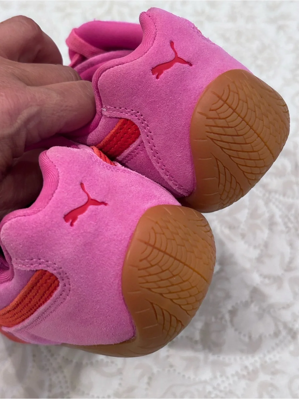 Puma Speedcat OG Casual Shoes Women’s 7.5 Pink Pixel Glowing Red Leather - NWT